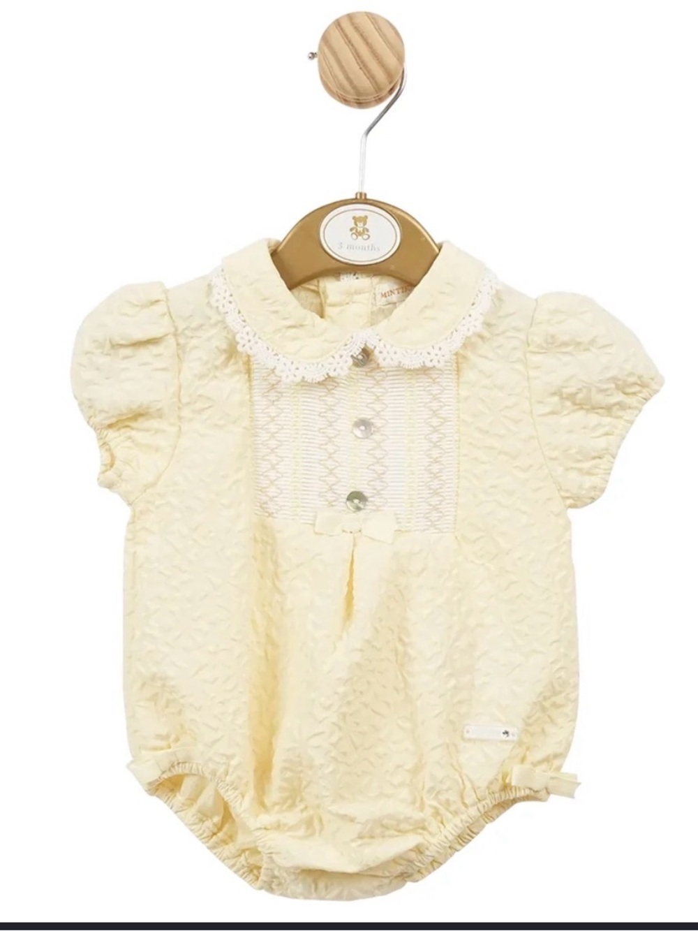 Mintini collared baby romper size 6 months